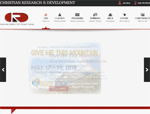 Tablet Screenshot of crdonline.org